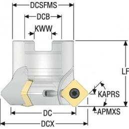 R220.49-0040-12 Fréza (těleso) ISO  • Vtools.cz
