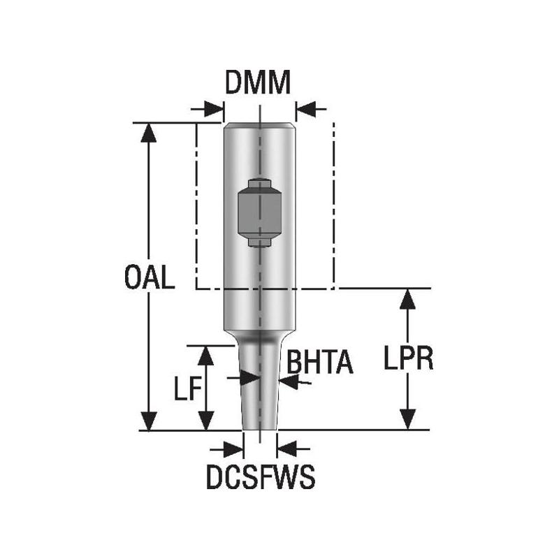 MM16-1.00-4.5-3-3013 Stopka pro korunky Minimaster  • Vtools.cz