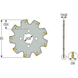 B-R335.10-080.18-03 Fréza (těleso) • Vtools.cz