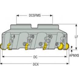 R220.43-8160-07C Fréza (těleso) Octomill pro čelní frézování • Vtools.cz