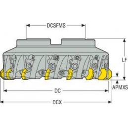R220.43-8160-07CT Fréza (těleso) Octomill pro čelní frézování • Vtools.cz