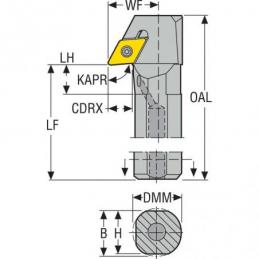 A25R-PDYNR11 Držák pro soustružení • Vtools.cz