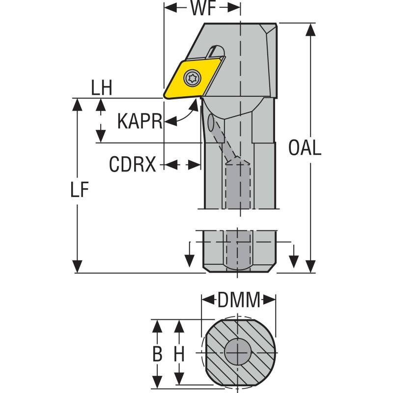 A25R-PDYNL11 Držák pro soustružení • Vtools.cz