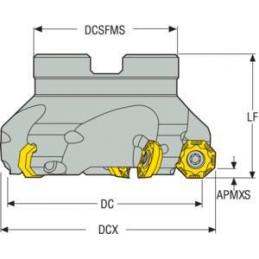 R220.43-0125-05 Fréza (těleso) Octomill pro čelní frézování • Vtools.cz