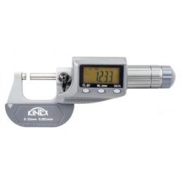Digitální mikrometr třmenový KINEX ICONIC Labo s Bluetooth 75-100mm, 0,001mm, DIN 863, IP 65