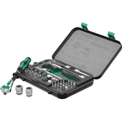 Sada nástrčných hlavic Wera 1/4"42ks Zyklop • Vtools.cz