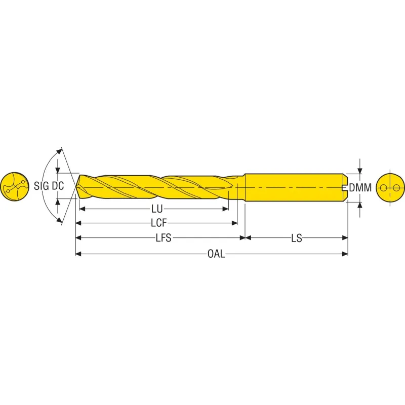 Monolitní karbidový vrták D 2,25 • Vtools.cz