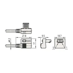 Digimatic kabel s tl. DATA