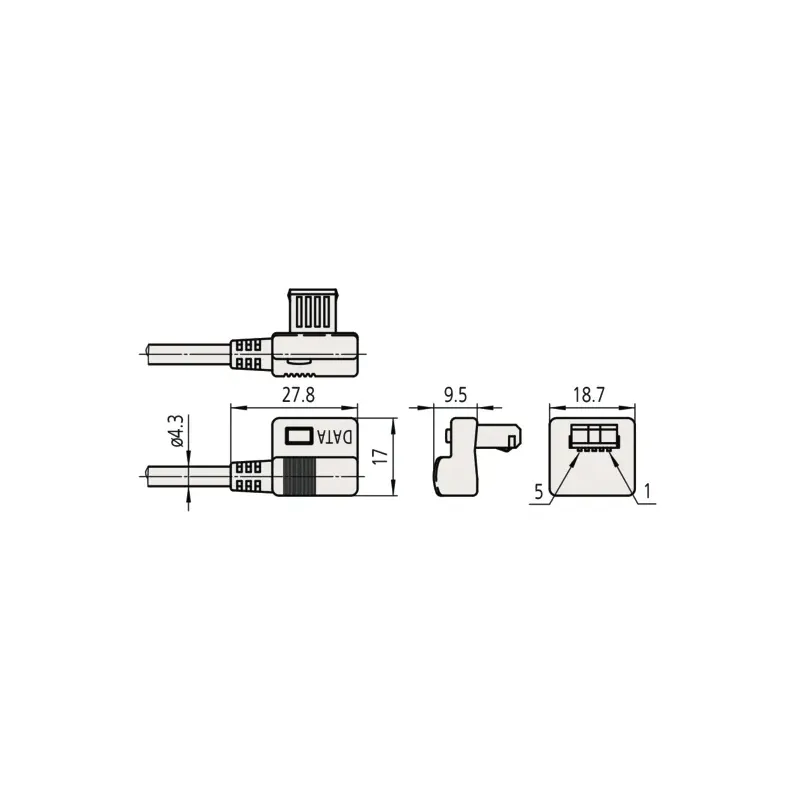 Digimatic kabel s tl. DATA