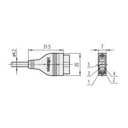 Kabel USB Input Tool (DIGIMATIC USB)