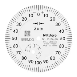 Úchylkoměr, ploché zad. víčko,  typ ISO