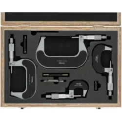 Sada třmenových mikrometrů 0-100mm, metrická, Mitutoyo 102-911-40