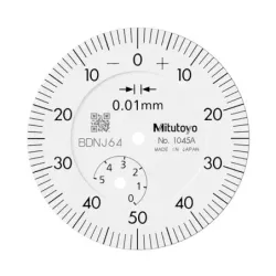 Dial Gauge, Flat Back, ANSI/AGD Type