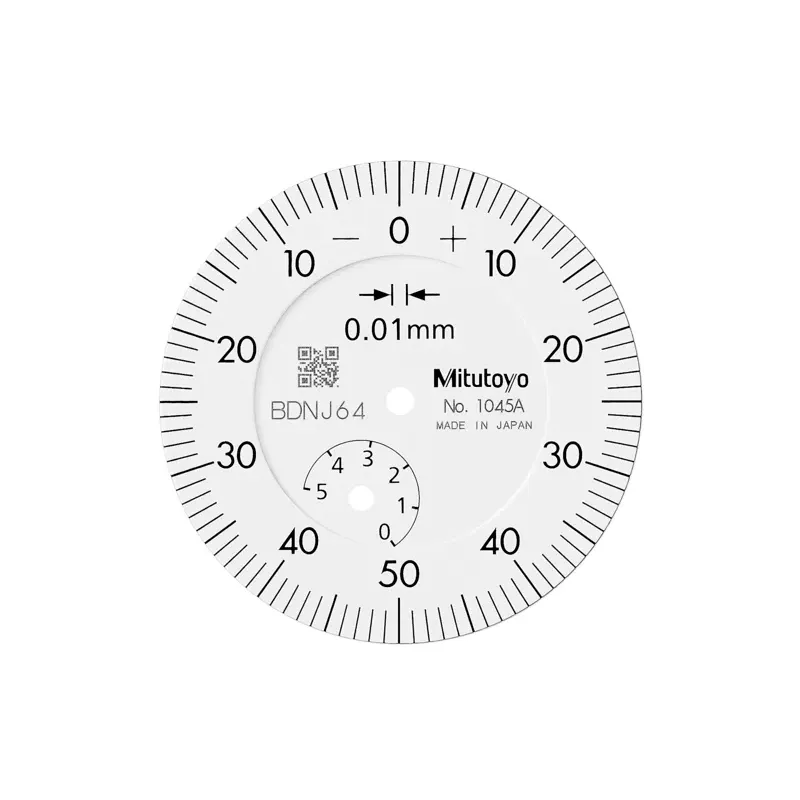 Dial Gauge, Flat Back, ANSI/AGD Type