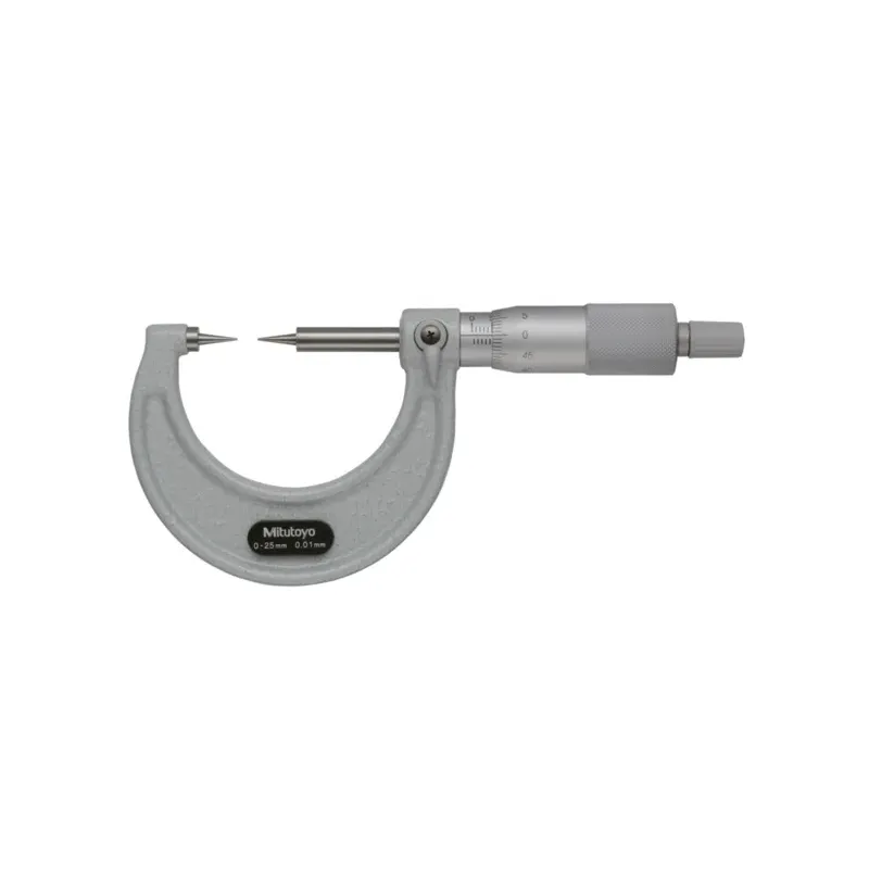 Třmenový mikrometr s měřicími hroty 15°