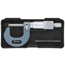 Třmenový mikrometr na měření klenutých ploch, Provedení A