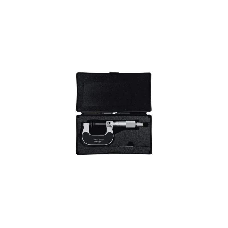 Třmenový mikrometr s talířkovými měřicími doteky 0-25 mm