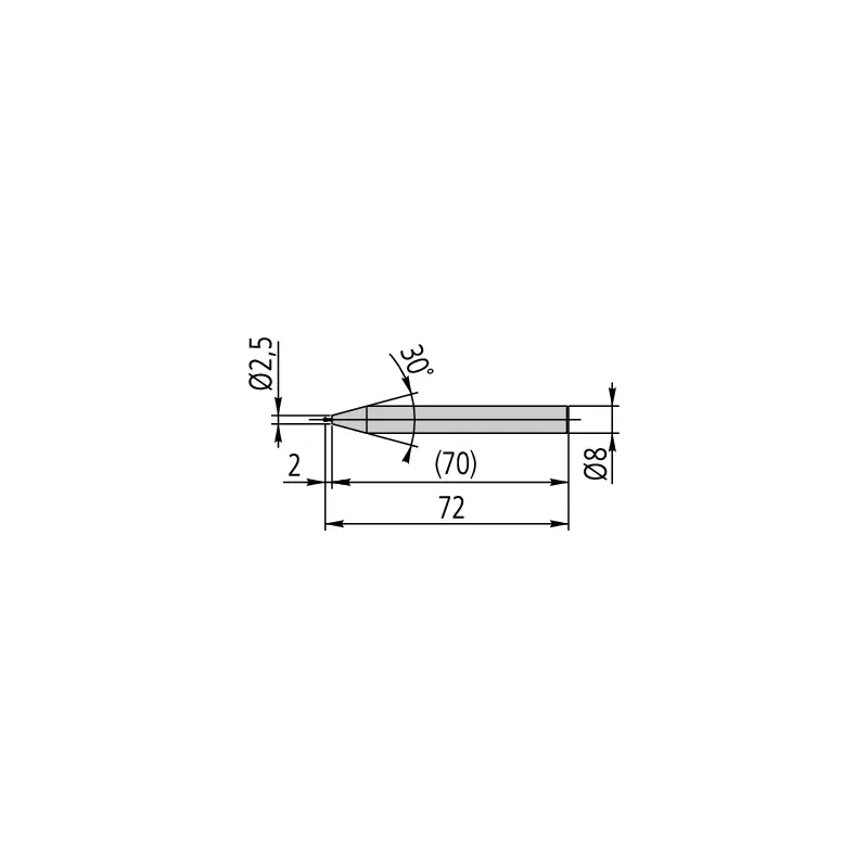 Kuličkový měřicí dotek (souosé provedení)