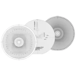 Skupina 2 - Normalizovaná měřicí šablona pro měřicí projektory Ø 300 mm