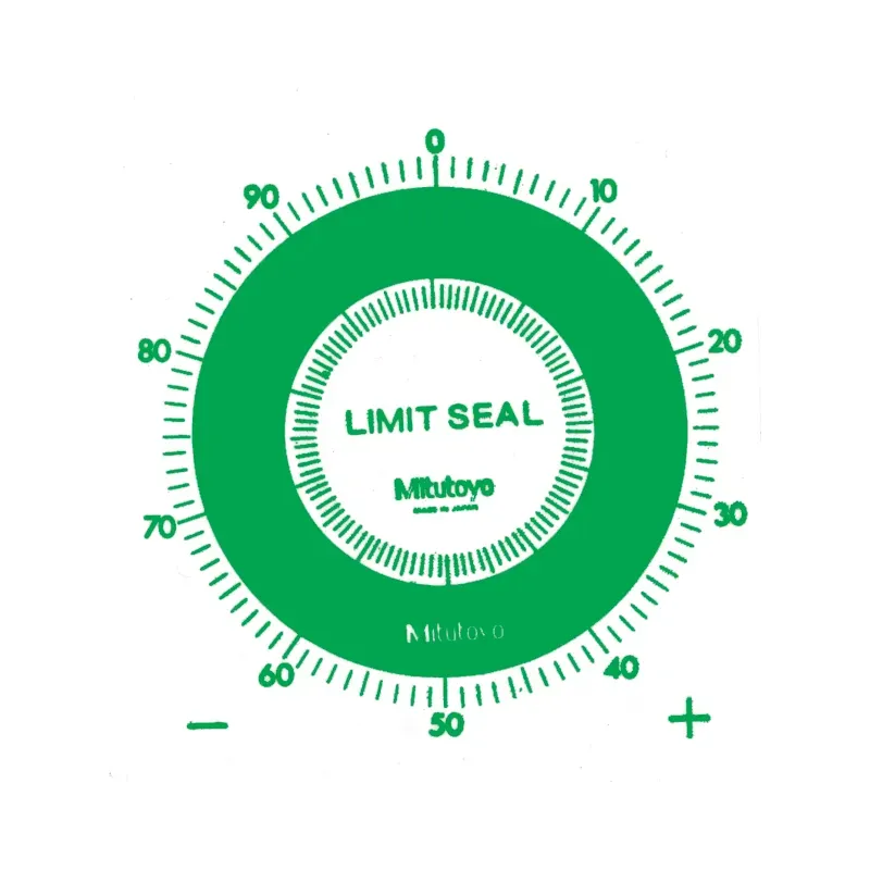 Značka pro mezní hodnoty (zelená) pro číselníkové úchylkoměry série 2, Ø 55,6 mm