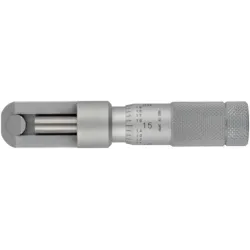 Třmenový mikrometr pro přesnou kontrolu švů konzerv a plechovek