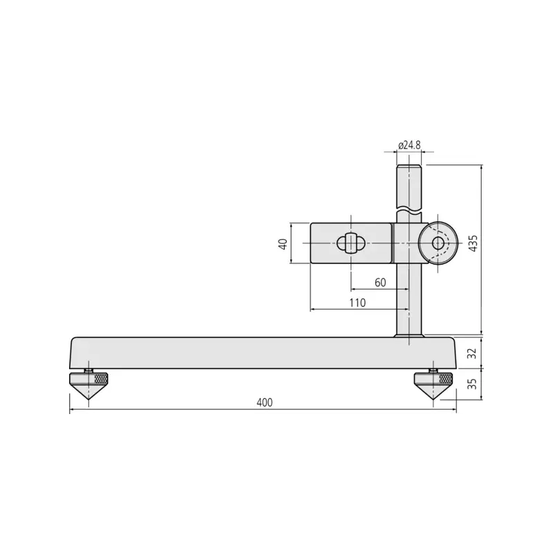 Držák pro třmenový mikrometr