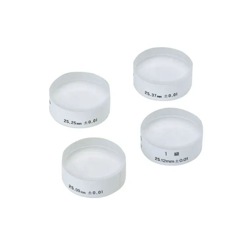 Interferenční sklíčko pro kontrolu třmenových mikrometrů 0-25 mm