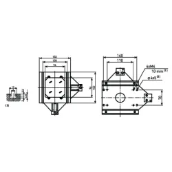XY stůl 50 x 50 mm (TM-505)