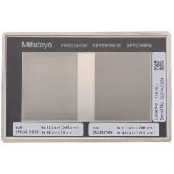 Roughness specimen Ra 0,4/Ra3µm[inch/mm]