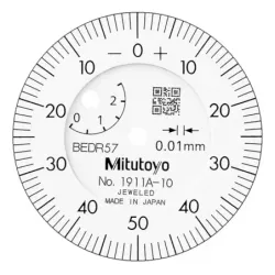 Úchylkoměr, ploché zad. víčko,  typ ISO