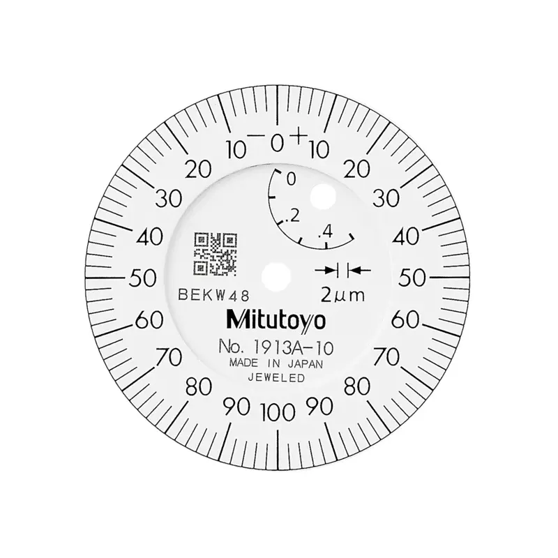 Úchylkoměr, ploché zad. víčko,  typ ISO