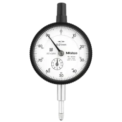 Dial Gauge, Flat Back, ANSI/AGD Type