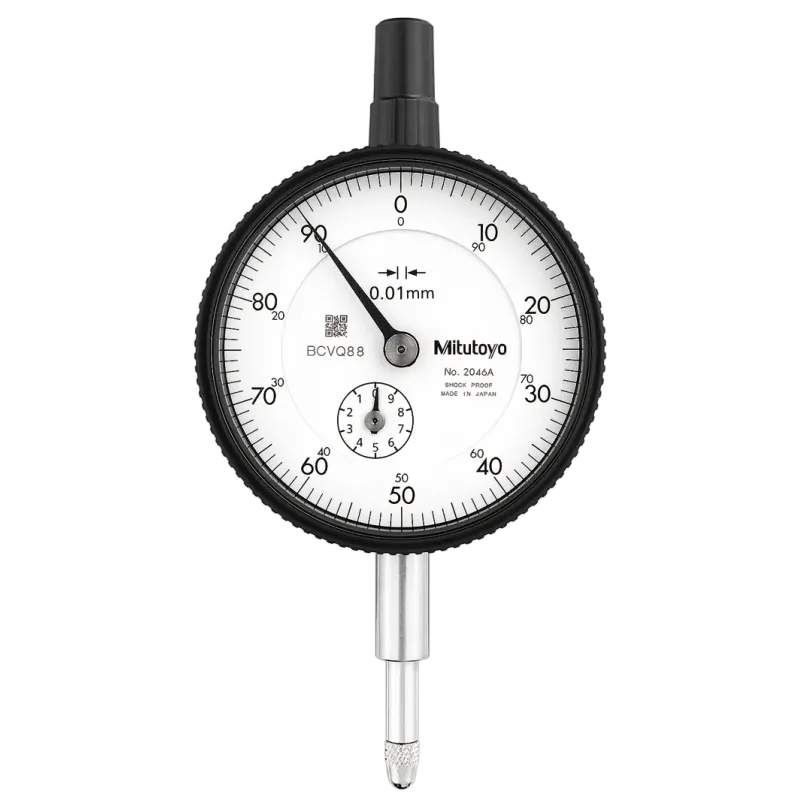 Dial Gauge, Flat Back, ANSI/AGD Type