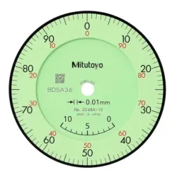 Úchylkoměr, ploché zad. víčko,  typ ISO