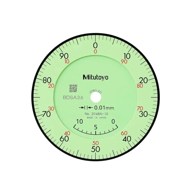 Úchylkoměr, ploché zad. víčko,  typ ISO