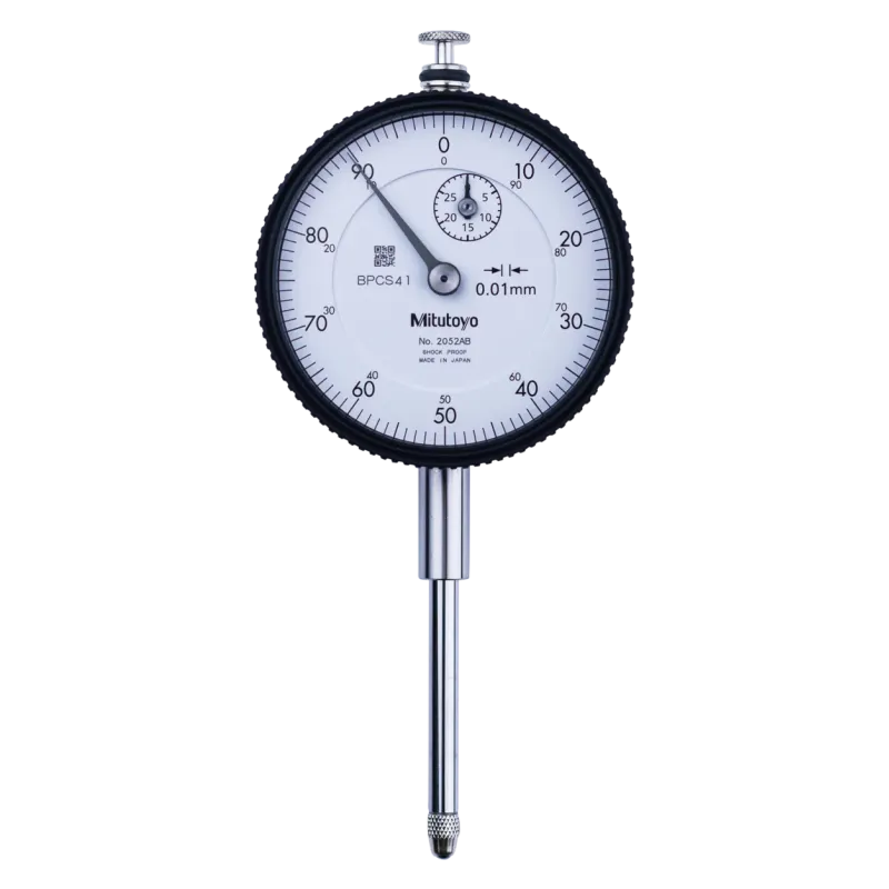 Úchylkoměr, ploché zad. víčko,  typ ISO