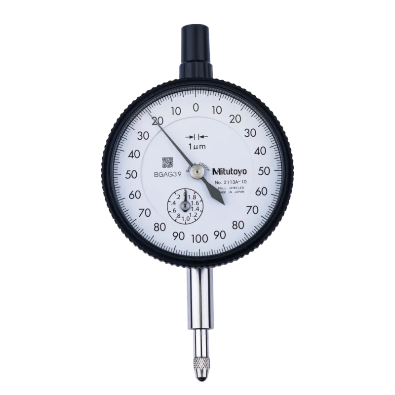 Úchylkoměr, ploché zad. víčko,  typ ISO