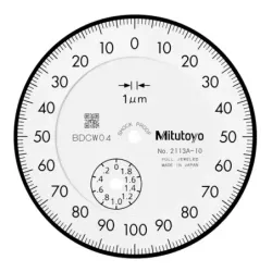 Úchylkoměr, ploché zad. víčko,  typ ISO