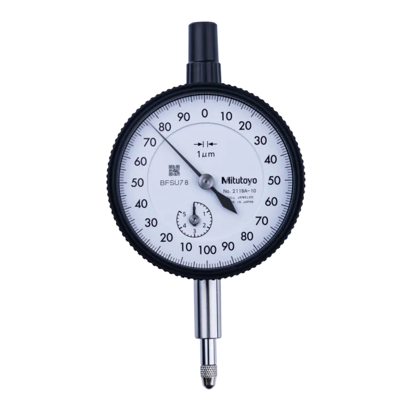 Úchylkoměr, ploché zad. víčko,  typ ISO