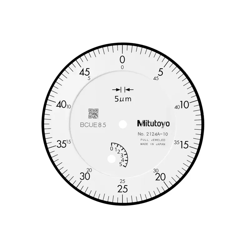 Číselníkový úchylkoměr, zadní víčko s okem, ISO provedení