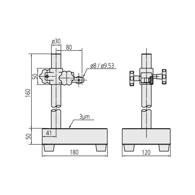 Přesný stojánek 120 mm