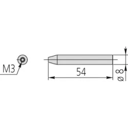 Adaptér se závitem M3 pro doteky SMS