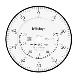 Číselníkový úchylkoměr, zadní víčko s okem, ISO provedení