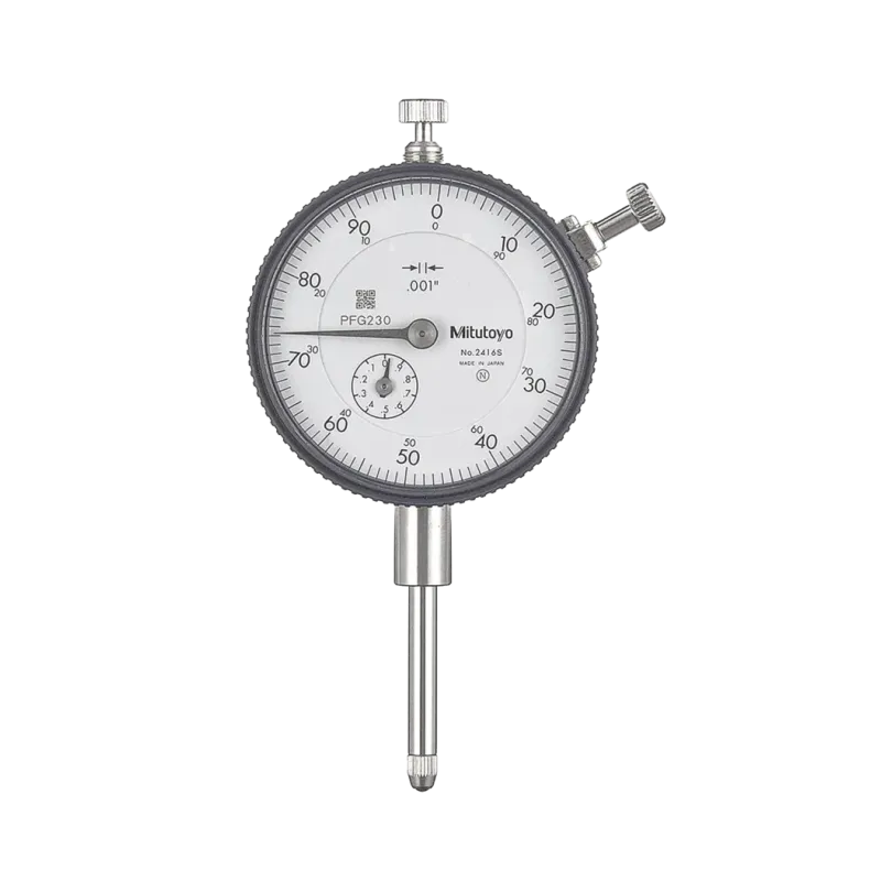 Dial Gauge, Flat Back, ANSI/AGD Type