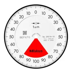Úchylkoměr, ploché zad. víčko,  typ ISO
