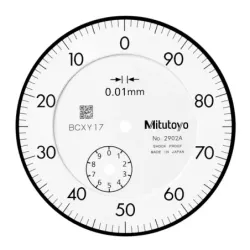 Dial Gauge, Flat Back, ANSI/AGD Type