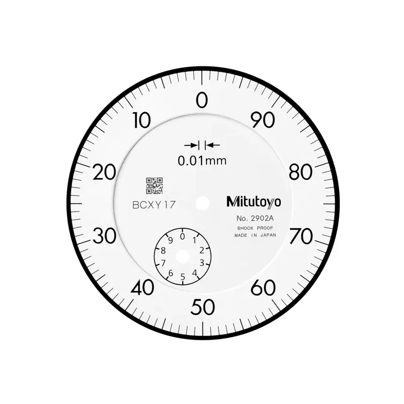 Dial Gauge, Flat Back, ANSI/AGD Type
