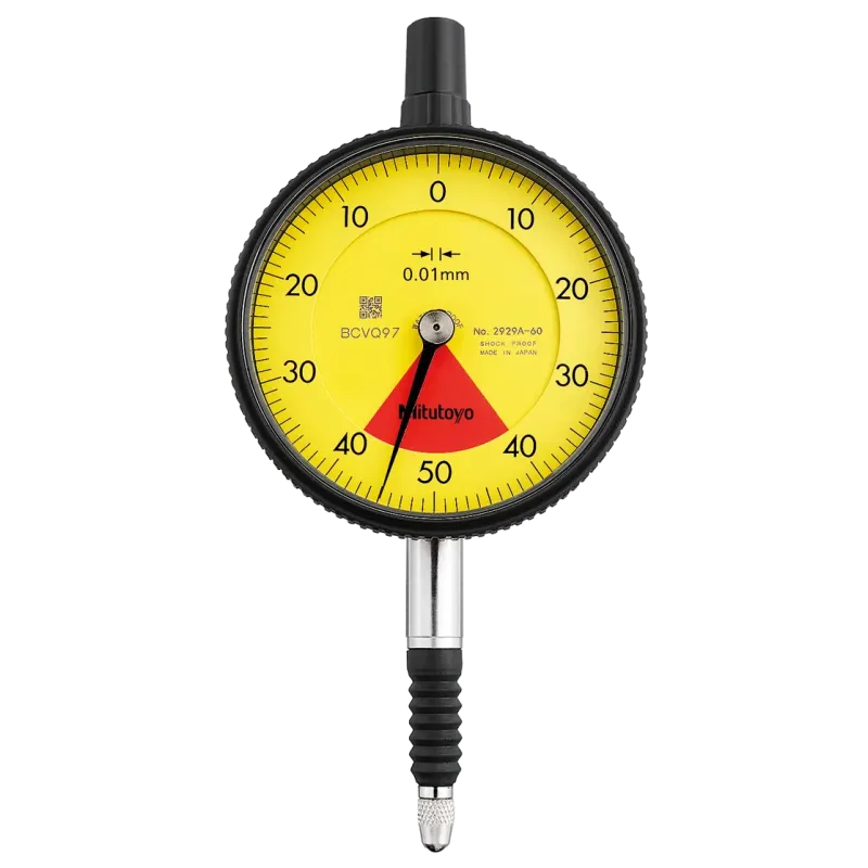 Úchylkoměr, ploché zad. víčko,  typ ISO