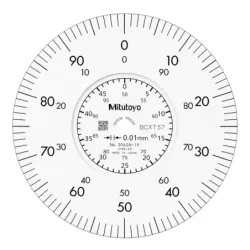 Číselníkový úchylkoměr, zadní víčko s okem, ISO provedení
