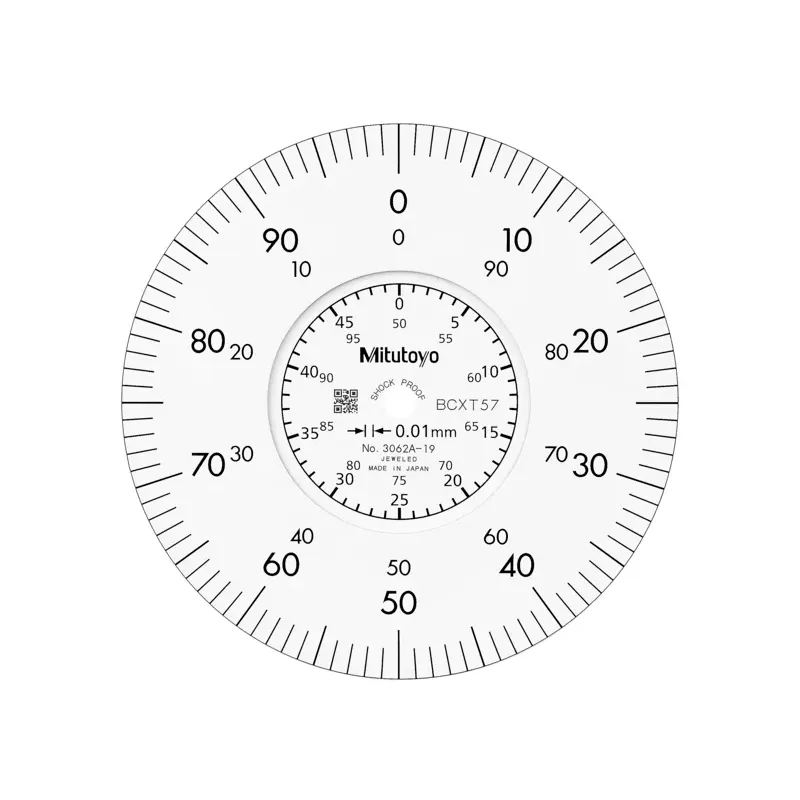 Číselníkový úchylkoměr, zadní víčko s okem, ISO provedení